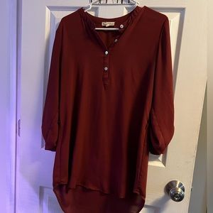 Rust colored tunic